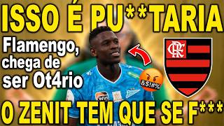 PU**TARIA COM FLAMENGO! ACABOU O AMOR! FLAMENGO, DEIXA DE SER OT4RIO! LUIZ HENINQUE QUERIA, MAS...