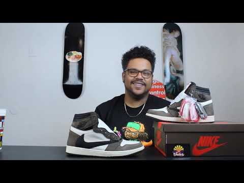 TRAVIS SCOTT AIR JORDAN 1 REVIEW!!