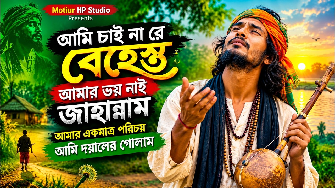আমি চাই না রে বেহেস্ত | আমার ভয় নাই জাহান্নাম | আমি দয়ালের গোলাম | Tiktok Trending Song