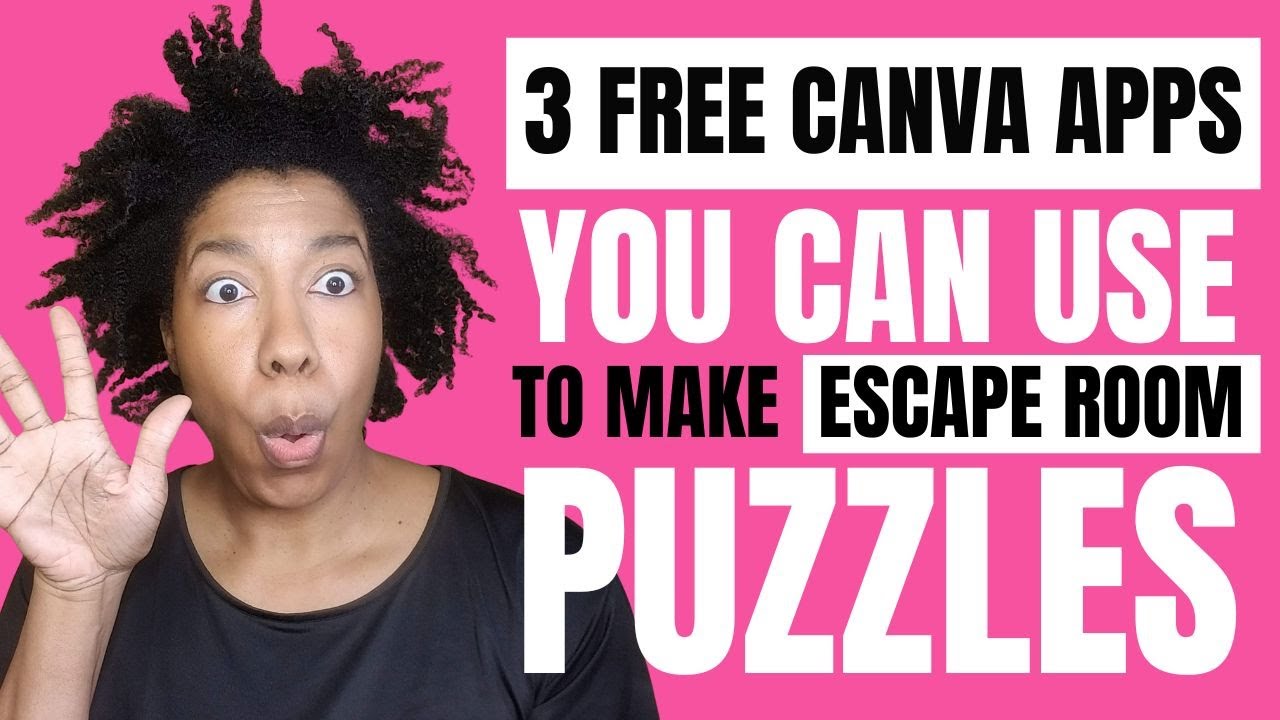 3 FREE Canva Apps You Can Use to Make Escape Room Puzzles + Scavenger Hunt Puzzles