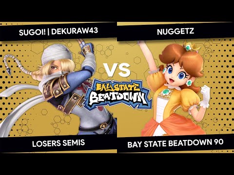 Bay State Beatdown 90 - SUGOI! | DEKURAW43 (Sheik, Ice Climbers) vs Nuggetz (Daisy) - Losers Semis