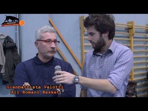Basket Romano vs Virtus Gorle 13/12/13 11a Andata C reg Girone A - interviste