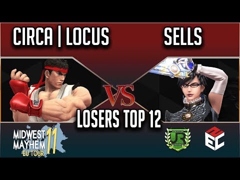 Midwest Mayhem 11 LOSERS TOP 12 - Circa | Locus (Ryu) vs Sells (Bayonetta)