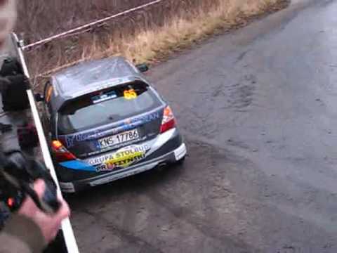 Adrian Mikiewicz - Wojciech Pakosiński (spotkanie z przyczepą) 46 Rajd Barbórka Warszawska