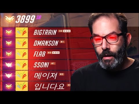 Overwatch - Surefour & xQc Playing Against a Hacker 6 Stack