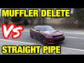 Dodge Charger Daytona 6.4L HEMI: MUFFLER DELETE Vs STRAIGHT PIPE!