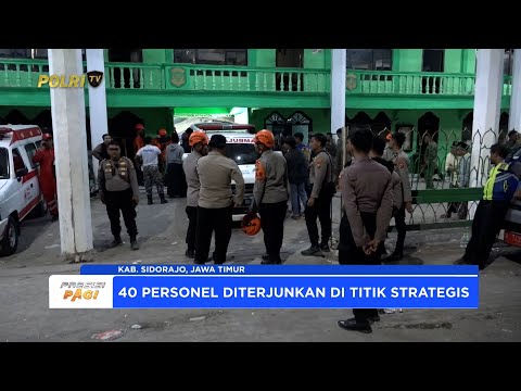 POLRESTA SIDOARJO TERJUNKAN 40 PERSONEL BANTU EVAKUASI KORBAN DI PONPES AL KHOZINY