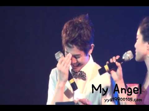 100810 - Yoseob making the fans call him OPPA - Cube Summer Stars Party 2010