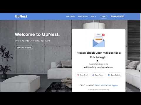 How to Log Back Into UpNest (to Retrieve Your Previous Proposals)