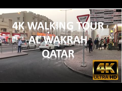 4K -  WALKING TOUR - AL - WAKRAH QATAR