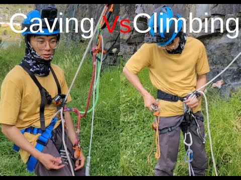 Ascend/Descend a Rope with Caving/Climbing Gear