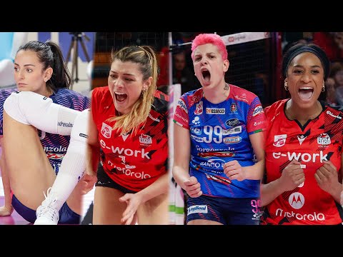 ALL "MEGA RALLY" of the Match Novara - Busto Arsizio | Lega Volley Femminile 2022/23