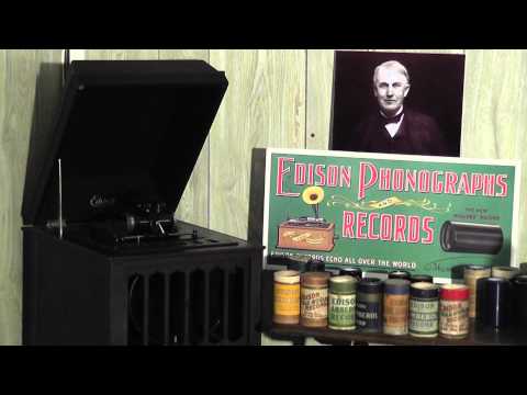 Edison blue amberol cylinder 4212 - I'm A Lonesome Little Raindrop by Reece James