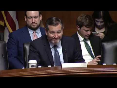 Sen. Cruz Introduces Ada Brown before Senate Judiciary Committee