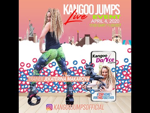 Kangoo Jumps Live Event April 4, 2020 - Jekaterina Makarove Kangoo Dance
