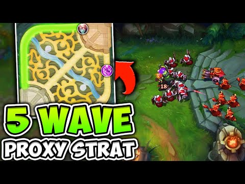 I RAN THE 5 WAVE PROXY STRAT INTO TP TRIPLE KILL! (COPY THIS PATHING) - League of Legends