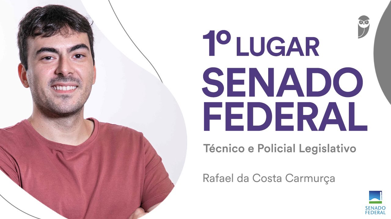 Senado Federal: Conheça Rafael Camurça, aprovado em 1º para Policial Legislativo
