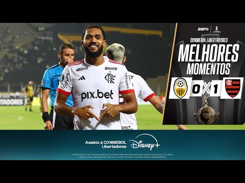 Gols e lances de Deportivo Táchira x Flamengo