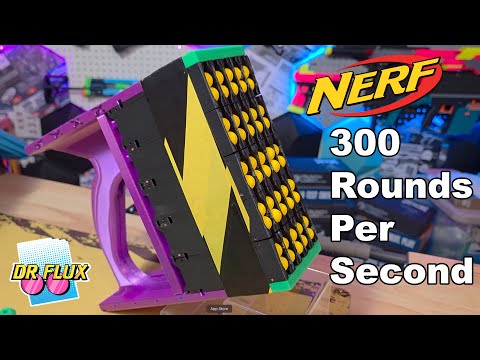 The Worlds Fastest Firing Nerf Blaster