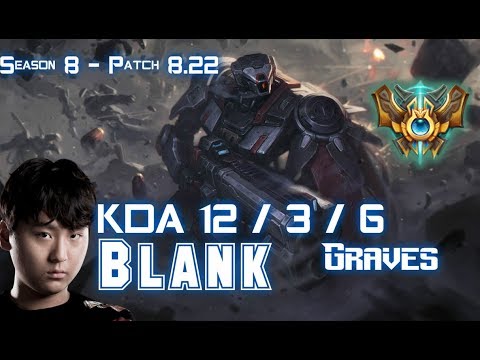 Blank GRAVES vs CAMILLE Jungle - Patch 8.22 KR Ranked