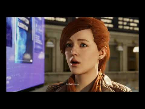 Spiderman 2018 PS4 walkthrough part 45 = MARY JANE GETS CAUGHT GRAND CENTRAL STATION