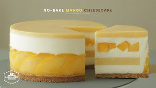 노오븐 망고 치즈케이크 만들기 : No-Bake Mango Cheesecake Recipe | Cooking tree