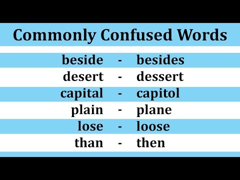Can You Tell These Commonly Confused Words Apart? - English Test Channel