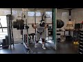 Spine Axial Load Strength Training With Walk Outs And Quarter Squats