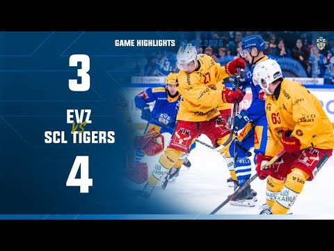 Game Highlights: EVZ vs SCL Tigers 3:4 (OT)