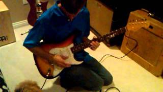 Robert Quine Fernandes Stratocaster guitar floating tremolo demonstration
