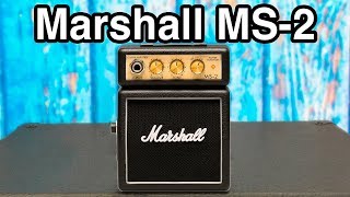 Video thumbnail for Marshall MS2 - A Little Box of Rock by Toby's Guitar Gear Demos 🎵