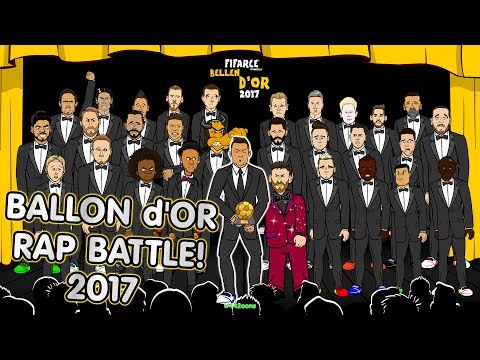 🌟Ballon d'Or 2017 RAP BATTLE🌟 Ronaldo! Messi! +28 more players!