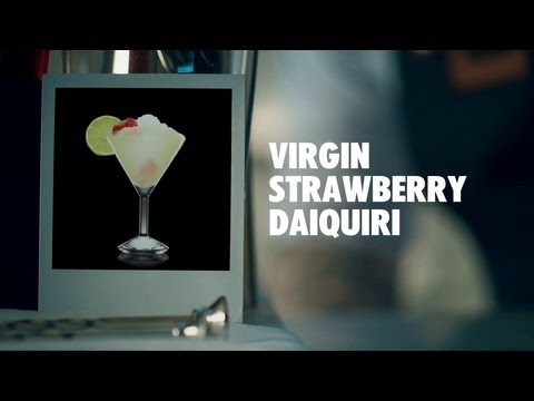 VIRGIN STRAWBERRY DAIQUIRI DRINK RECIPE - HOW TO MIX