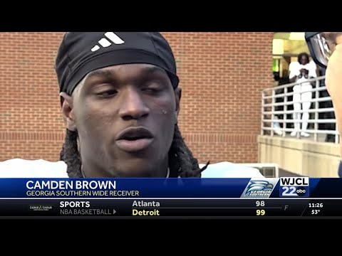 Camden Brown breaks school receiving record, earns Sun Belt weekly honor