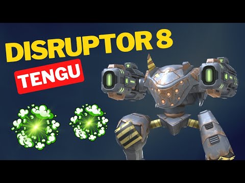 Tengu with Disruptor 8 | Mech Arena