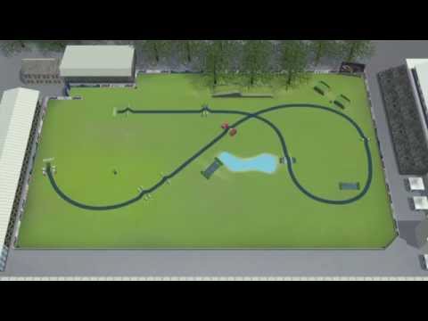 Furusiyya FEI Nations Cup™ 2015 - La Baule Jump-Off Course Animation