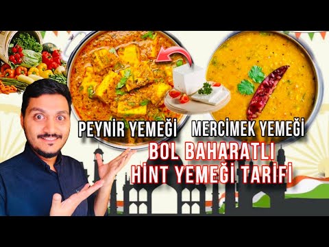 HİNT USULÜ AKŞAM YEMEĞİ TARİFİ BOL BAHARATLI VE SAĞLIKLI 😍