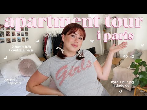 PARIS APARTMENT TOUR 40m2  | allt om min lägenhet i paris! (hyra, tips mm.)