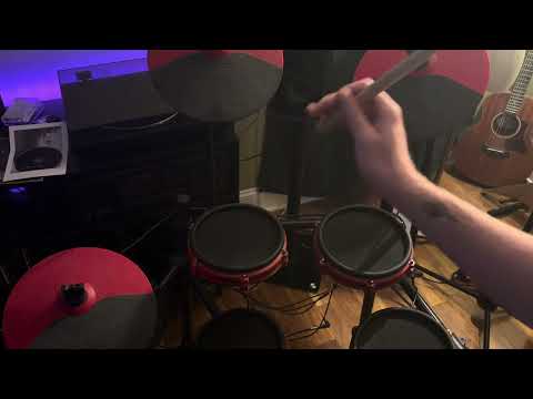Alesis Nitro Mesh Kit Electronic Drum Set 2010s - Red image 4