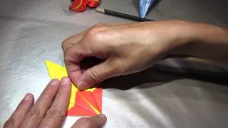 Origami lily flower ASMR