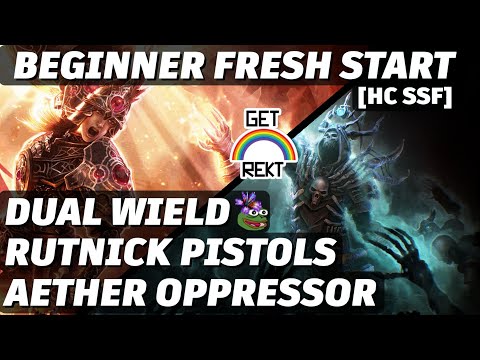 GD 1.2 Beginner Playthrough - Oppressor, Aether Dual Pistols - Part 4: Ultimate Act 1-4 [HC SSF]