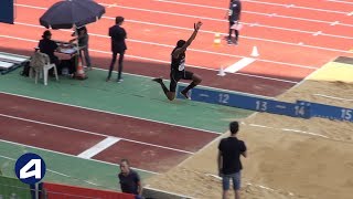 Bondoufle 2018 : Finale Triple saut Juniors M (Jonathan Seremes avec 16,02 m) Bondoufle 2018 : Finale Triple saut Juniors M (Jonathan Seremes avec 16,02 m)