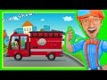 Fire Truck Song for Children | Nursery Rhymes with Blippi