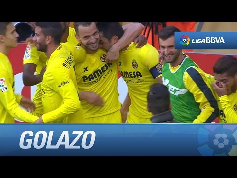 Golazo de Bruno (1-0) en el Villarreal CF - Valencia CF