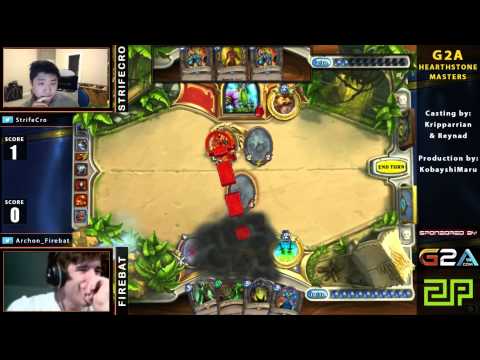 G2A Hearthstone Masters: Firebat vs StrifeCro (02.12.2014)