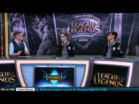 Bjergsen and WildTurtle Interview - W8D2 NA LCS Summer 2015 - League of Legends