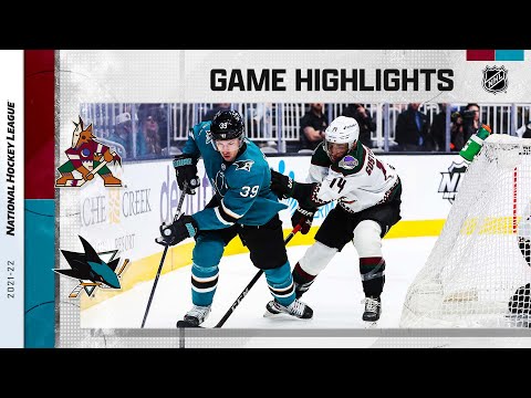 Coyotes @ Sharks 3/20 l NHL Highlights 2022