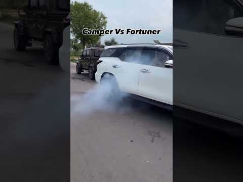 Thumbnail for Mahindra Bolero camper 4x4 vs Toyota fortuner 4x4 touchan muqabla #shorts #bolero #bolerocamper by Toyota, Mahindra & Mahindra