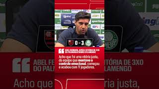 A análise do Abel Ferreira sobre a vitória do Palmeiras diante do Flamengo