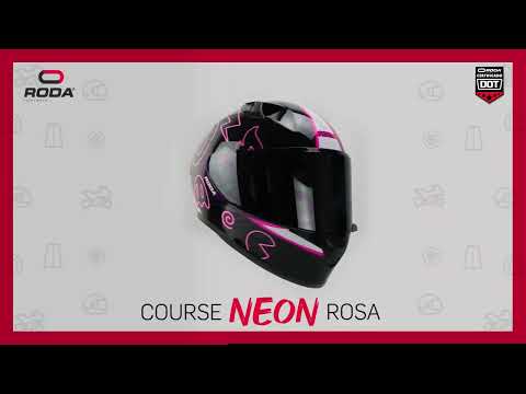 CASCO RODA COURSE NEGRO AMARILLO NEON MICA HUMO CERRADO SVS